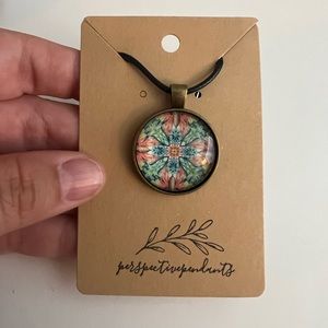 Handmade Cabochon Pendant Necklace 🌿